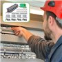 Udbrud Bornes de Connexion, Borniers sur Rail DIN Compact Bornier Connecteur électrique Automatique Kit de Bornier Universel pou