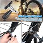 Rivets de Chaîne+testeur de Chaîne+Pince à Maillons+Crochet de Chaîne+6 Paires de Ch