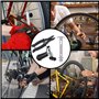 Udbrud Ensemble D'outils de Chaîne de Vélo, Rivets de Chaîne+testeur de Chaîne+Pince à Maillons+Crochet de Chaîne+6 Paires de Ch