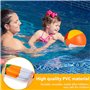 Udbrud Ballons de Plage, 6 pièces Ballon de Plage Gonflable de 22 cm Gonflables d'arc-en-Ciel De Balles pour Enfants Adultes Bou