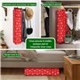Lot de 2 Rangement Pour Papier Cadeau, Sac d'Emballage de Noël, Pour Papier, Étiquette, Arc - 78 * 14 * 14cm