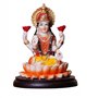 Hindou Goddess Statue religieuse Bouddha sculpture artisanat déesse des objets de richesse Fengshii Lakshmi Figurine Laxmi Figur