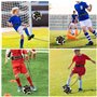 Casenly Ceinture d'entraînement de Football Élastique Ajustable, Plots de Marquage pour Football Cône, Entrainement Kit avec 12 