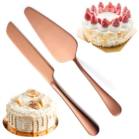 NAMIC 2 Pièces Couteau Et Serveur de Gâteau de Mariage