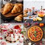 NAMIC 2 Pièces Couteau Et Serveur de Gâteau de Mariage, Pelle à Tarte en Acier Inoxydable, avec Bord Dentelé, pelle a gateau pou