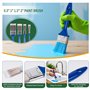 Kit Rouleau Peinture 19 Pièces Petit Pinceaux Peinture Mur Mini Rouleau Peinture Mousse, Kit Peinture Mur Set Pinceaux Peinture 