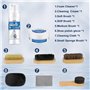 SANYHOM Kit de nettoyage pour chaussures, méthode de nettoyage à séchage rapide et facile, formule douce, sans effort pour baske