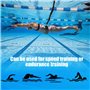 mizikuu Résistance Ceinture de Natation, 4-12M Elastique de Nage Réglable Ceintures D'entraînement De Natation Ceinture Stationn