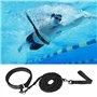 mizikuu Résistance Ceinture de Natation, 4-12M Elastique de Nage Réglable Ceintures D'entraînement De Natation Ceinture Stationn