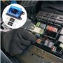 mizikuu Porte Fusible Voiture, Porte-fusibles ANM Porte-fusible Mega 2 Voies avec 2 Fusible Boulonné 100A à Courant élevé pour V