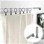 mizikuu 5m Tringle à Rideaux Kit, Câble en Acier pour Rideau Fil de Suspension pour Photo Fil de Suspension en Acier Inoxydable 