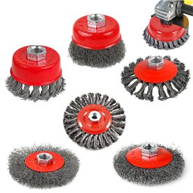 mizikuu 6PCS Brosse Conique pour Meuleuse D'angle