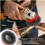 5/8-11 Brosse Métallique Nettoyage 75 mm et 100 mm Brosse de Ponçage Accessor