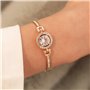 MAGIIE Fantaisie Bijoux Classique Bracelet Argent Femme,Bracelet Argent Femme Ajustable,Bracelet Chouette Femme (Or)