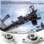 yotutun Palier Roulement, 4 Pièces 20 mm Roulement avec Support Roulements de Bloc D'oreiller Roulements Alliage de Zinc Rouleme