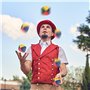 12 Pcs Ensemble de Balles de Jonglage Boules de Jongle Colorées pour Adultes Kit de Balle de Jongle D