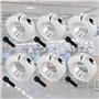 yotutun Lot de 6 bagues de réglage divisées de 20 mm, anneau de réglage de 20 mm, axe de 20 mm, anneaux de butée profonde, manch