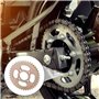 Chaîne 420 48mm 37 Dents Pignon Arrière de Moto en Acier Haute Dureté Dirt Bike Pignon Remplacem