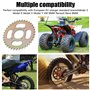 yotutun Pignon Arrière de Vélo, Chaîne 420 48mm 37 Dents Pignon Arrière de Moto en Acier Haute Dureté Dirt Bike Pignon Remplacem