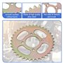 yotutun Pignon Arrière de Vélo, Chaîne 420 48mm 37 Dents Pignon Arrière de Moto en Acier Haute Dureté Dirt Bike Pignon Remplacem