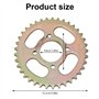 yotutun Pignon Arrière de Vélo, Chaîne 420 48mm 37 Dents Pignon Arrière de Moto en Acier Haute Dureté Dirt Bike Pignon Remplacem