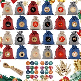 sylbx 75 Pièce Calendrier de l'Avent Remplir