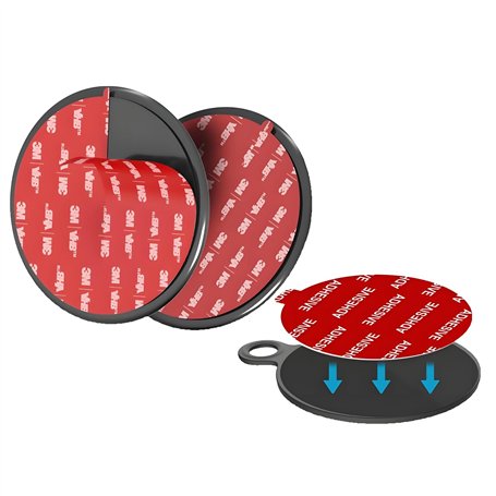 ehomiiii Lot de 2 supports adhésifs multi-usages de 73 mm pour téléphone portable
