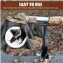 yotutun Tarière Manuelle à Main, Foret à Bois Manuel à Bois vis à Main Outils Bushcraft Foret à Main Polyvalente pour le Travail
