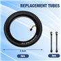12 1/2"x 2 1/4" Chambres à Air Renforcée avec Valve coudée 45° Compatible Pneu Gonflable pour Tr
