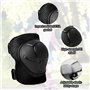 Riisoyu 7 Pcs Sets de Protection Rollers, Equipement de Protection Enfant Ensemble Genouillères Coudières protège-Poignets avec 