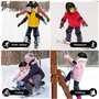 Riisoyu 7 Pcs Sets de Protection Rollers, Equipement de Protection Enfant Ensemble Genouillères Coudières protège-Poignets avec 