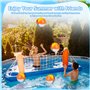 Riisoyu Ballon de Plage, 12 PCS Ballons de Plage Gonflables Portables Ballons de Jeu d'eau de Fête Arc-en-Ciel PVC étanche pour 