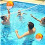 Riisoyu Ballon de Plage, 12 PCS Ballons de Plage Gonflables Portables Ballons de Jeu d'eau de Fête Arc-en-Ciel PVC étanche pour 