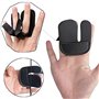 Yuemuop Protège-Bras Réglables Set, Protection d'avant-Bras Protège-Bras de Tir à l'arc, Noir Protege Avant Bras à l'arc, pour E