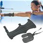 Yuemuop Protège-Bras Réglables Set, Protection d'avant-Bras Protège-Bras de Tir à l'arc, Noir Protege Avant Bras à l'arc, pour E