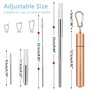 5 cm Pailles télescopiques Avec Brosse de Nettoyage et porte