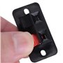 Lot de 10 Ressort Bornes pour Haut-parleurs, 2 Voies Bornier pour Plaque Haut-Parleur, Clip de Terminal de Haut Parleur, Rouge/N