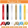 Duyteop 36 Pièces Serre-Câbles En Silicone, Attache De Câble En Silicone, Organisateur De Cordon, Réutilisable Organisatrice De 