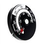 Thermomètre magnétique pour brûleurs et poêles à bois pour poêles de surface et tuyaux de cheminée. Meilleure zone de températur