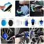HOVIBU Kit Nettoyage Voiture, 30 Pcs Kit de Brosse Nettoyage Voiture pour l'intérieur et l'extérieur, Kit de Lavage de Voiture I