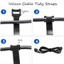Paquet de 30 Clips de Câble Auto-Adhésif Clips de Fil Électrique Clips de Gestion de Câbles pour Voiture, 50 Pcs Attaches de câb
