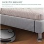 lankai Yaekay123, 4 Pièces Rehausseurs de Meubles 5 Cm, Rehausseur Pieds Lit Furniture Rond, pour Être Utilisé en Piles Hauteur 