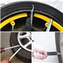 WERTYT Lot de 3 leviers de montage moto 30 cm - En acier au manganèse - Levier de pneu - Outil de réparation
