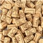 HAFERL 50 PCS Natural Dark Craft Liège Bouteille en liège Champagne Liège pour Enfants et Adultes Bricolage Artisanat Accessoire