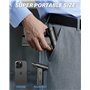 Akdomart Soufflette Air Comprimé, 15 0000 tr/min Grande Vitesse Bombe Air Sec Souffleur PC, Depoussierant Ordinateur Rechargeabl