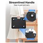 Balance postale, Pese Colis 200kg/10g, Balance Colis Numérique avec Fonction Hold/Tare, Écran Lcd Externe,pour UPS/colis/bagages