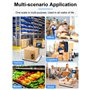Balance postale, Pese Colis 200kg/10g, Balance Colis Numérique avec Fonction Hold/Tare, Écran Lcd Externe,pour UPS/colis/bagages