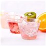 PIQIUQIU 25 gobelets en Plastique à Paillettes 9 oz/270 ML gobelets en Plastique réutilisables Tasses à Paillettes dorées Tasses