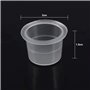 PIQIUQIU Lot de 100 capsules de tatouage - En plastique - Taille moyenne - 13 mm
