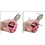 PIQIUQIU Lot de 3 perforateurs à main en métal avec poignée souple - Perforatrice de papier perforé pour l'école de bricolage - 